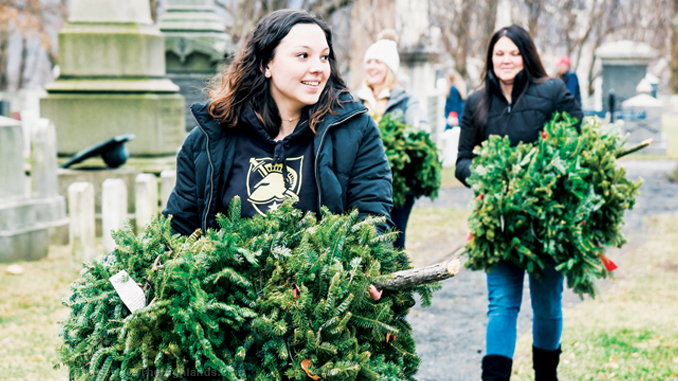 This past weekend, DUSA spearheaded the removal of the wreaths.